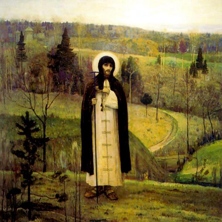 Преподобный Сергий Радонежский. Картина М.В. Нестерова