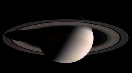 Сатурн. Вид с  КА Cassini