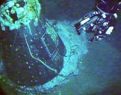 «Либерти Белл 7» найден на дне Атлантического океана на глубине 6 км в 1999 году