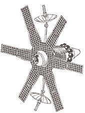 Первый советский спутник связи "Молния-1"