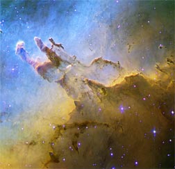 М16 (NGC 6611) туманность в Орле. Увеличить
