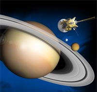 Кассини на орбите у Сатурна
