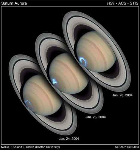 Полярные сияния Сатурна — ещё одно проявление его магнитного поля