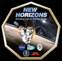 Эмблема миссии АМС New Horizons NASA